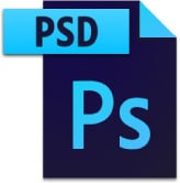 PSDファイルのアイコン