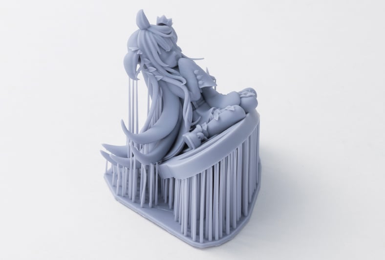 アオイちゃんフィギュアを横から見たイメージ