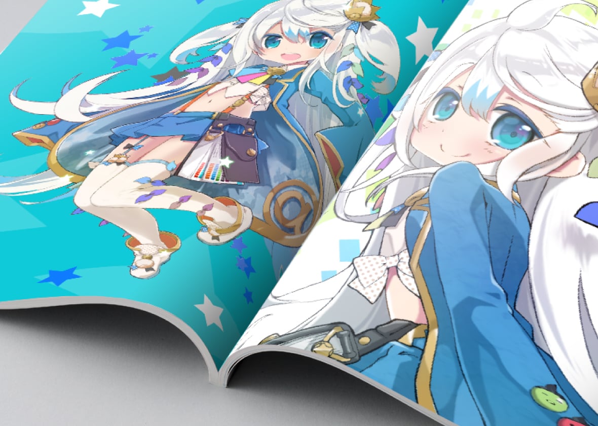 無線綴じ-同人誌印刷のイメージ1