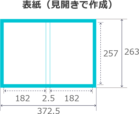 表紙(見開きで作成)