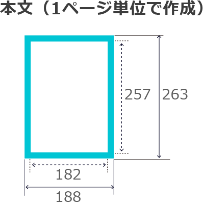 本文(1ページ単位で作成)