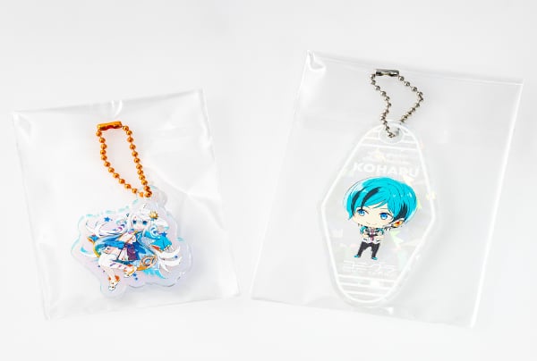 商品は1点ずつOPP袋に入れてお届けします。