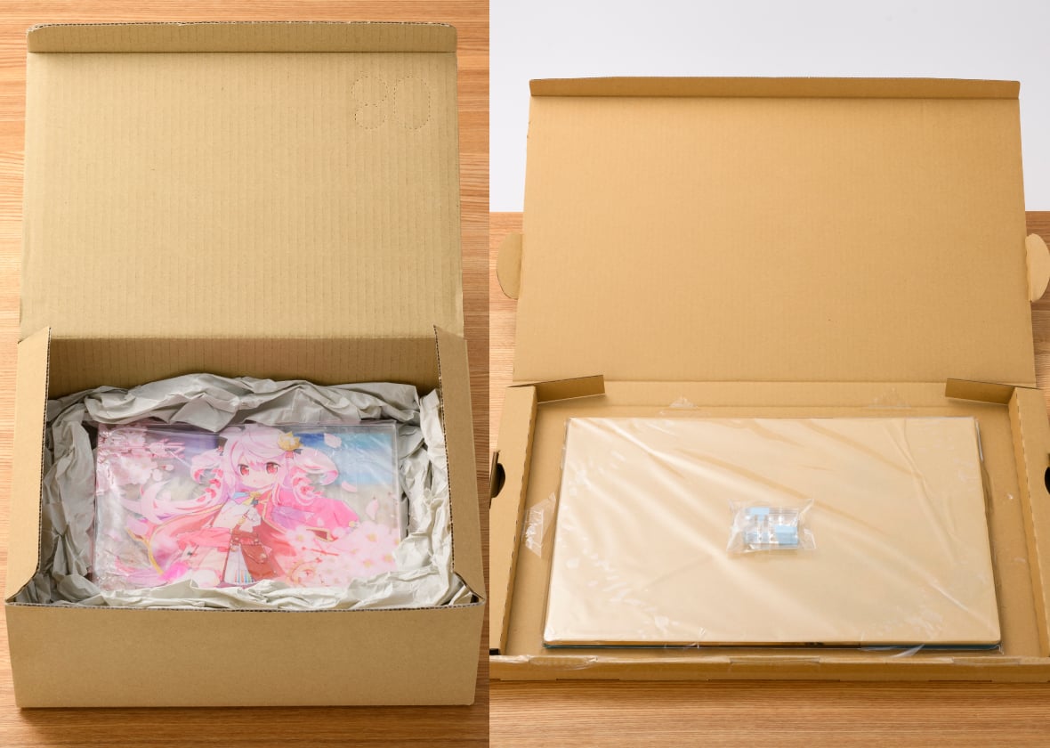 まとめてOPP袋に封入してお届けします。