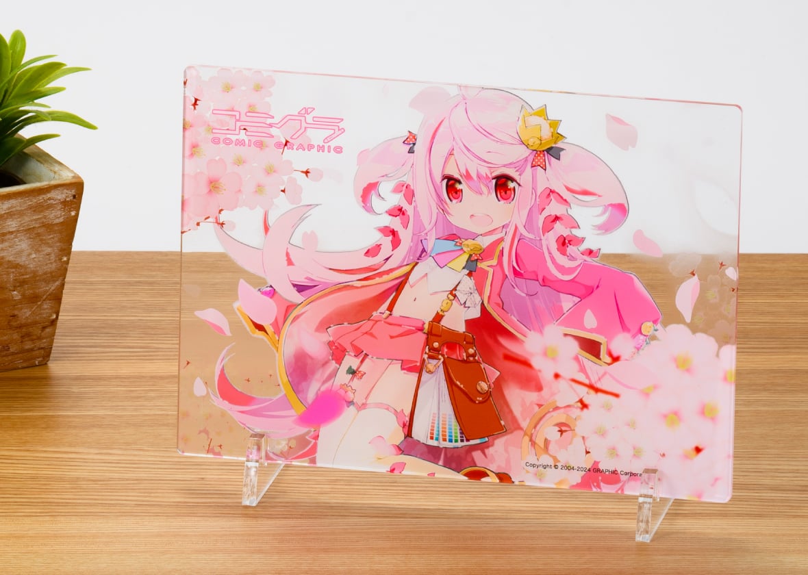 白インクを部分的に使用することで、多彩な表現が可能。