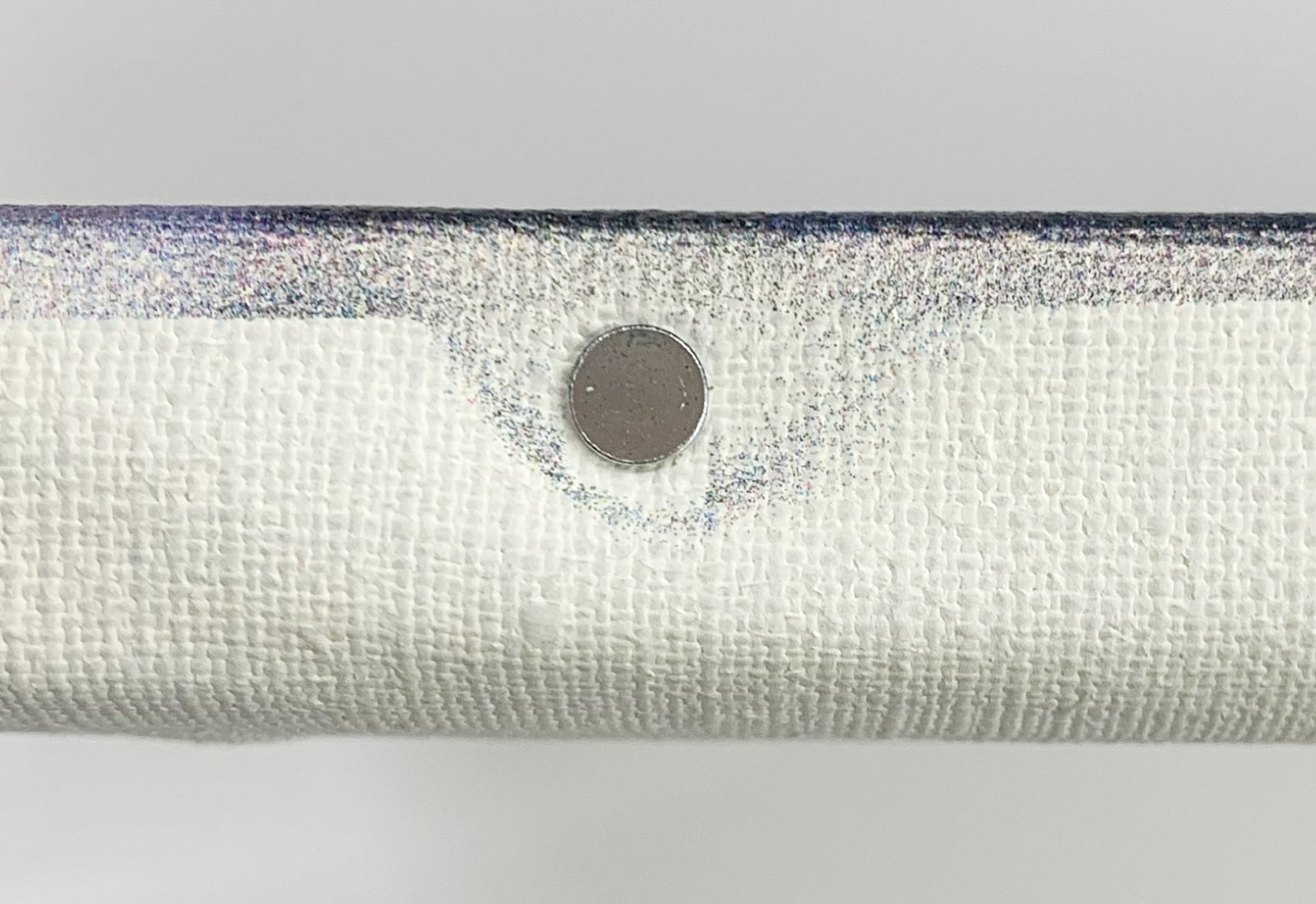 側面への回り込み、インク跡の拡大イメージ