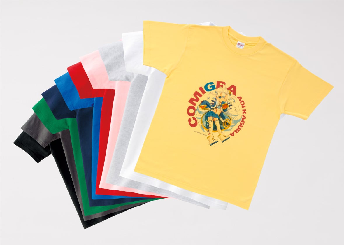 一枚から作れる！オリジナルTシャツプリントの色々な生地カラーのイメージ