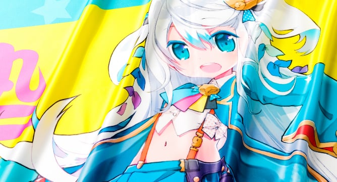 畳めば持ち運び楽チン!高精細で発色抜群♪ 布ポスター