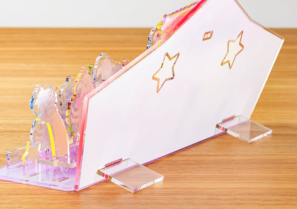 アクリルジオラマ作成事例の背面パネルを追加作成3のイメージ