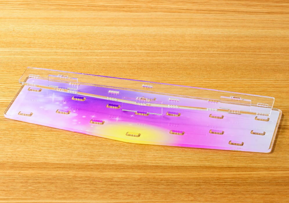 アクリルジオラマ作成事例のステージを追加作成2のイメージ