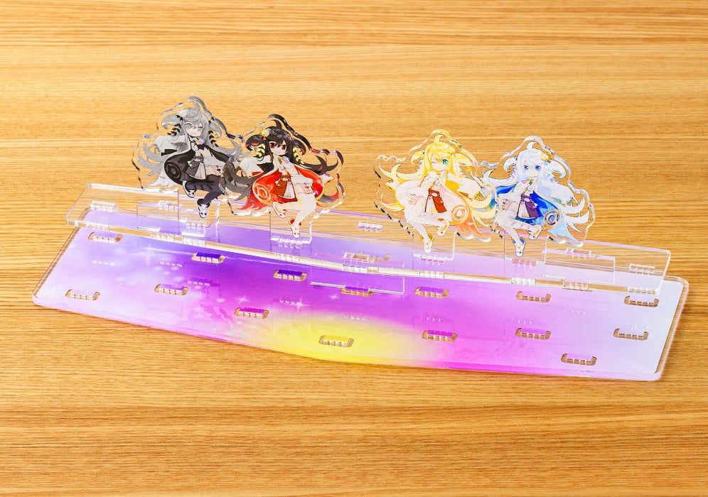 アクリルジオラマ作成事例のステージを追加作成3のイメージ