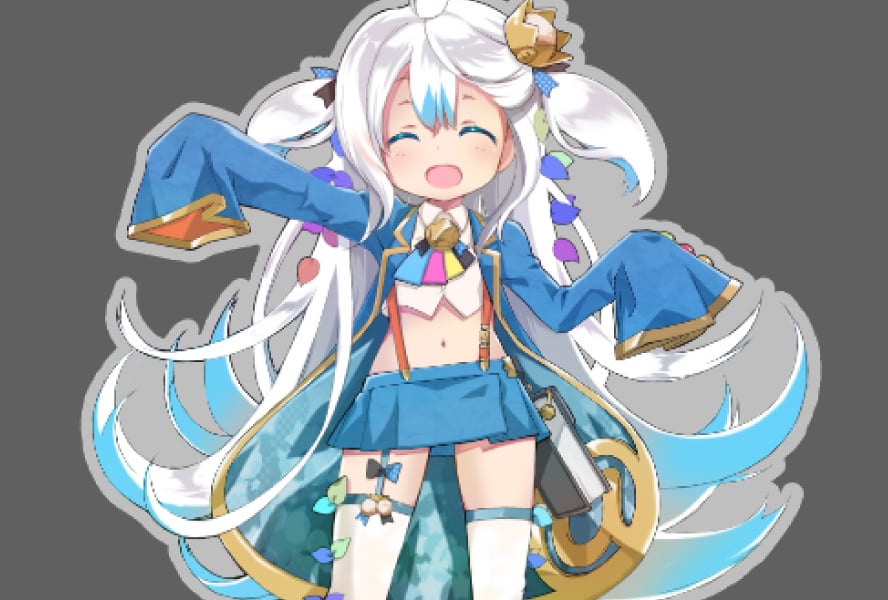 コミグラ公式キャラクター主役の神楽アオイ