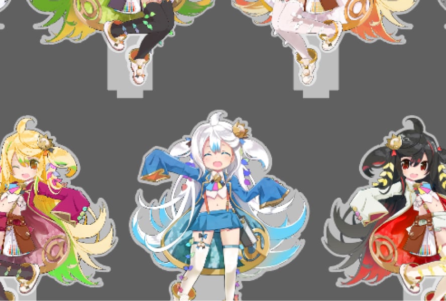 カットパスや取り付け差し込みのツメを作成イメージ