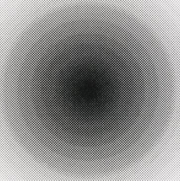 1200dpiの100%<br>円60線のイメージ