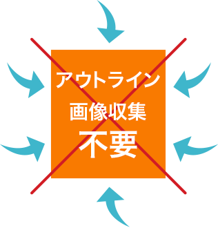 アウトライン・画像収集不要