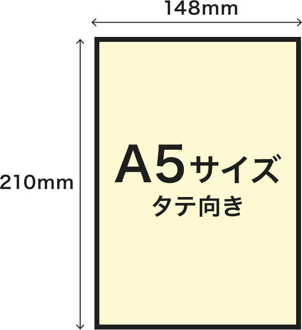 A5サイズタテ向き