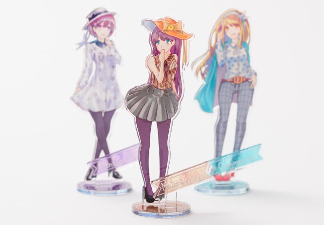 通常の頭身の人物であれば高さ100～150mmくらいがおすすめ