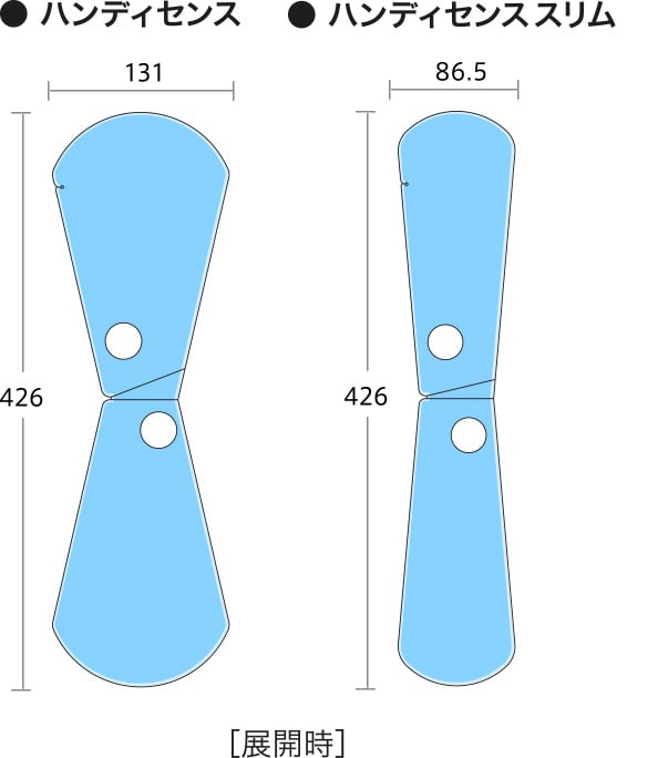 ハンディセンス ハンディセンス（スリム） [展開時]