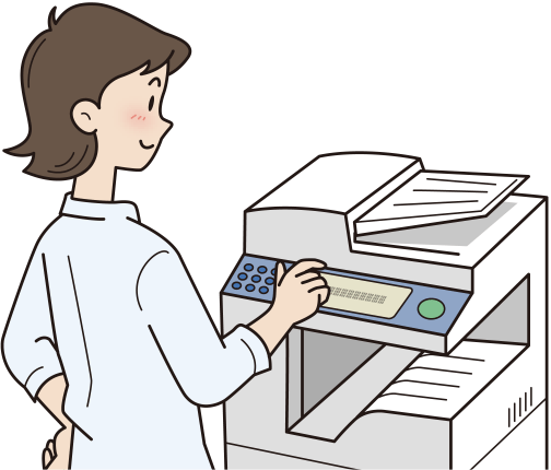 コンビニのマルチコピー機なら冊子専用の印刷モードが使えるので便利です