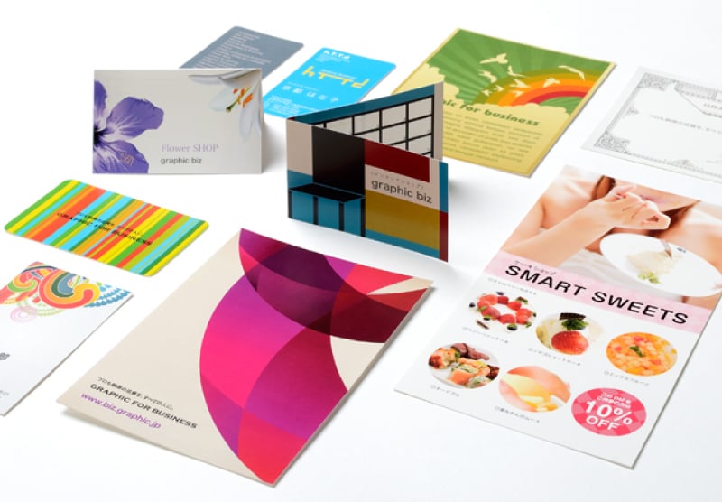 400点以上の商品・多彩な用紙・加工