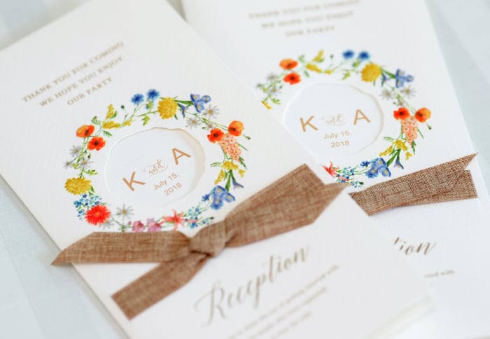 ペルーラは結婚式のペーパーアイテムにおすすめ