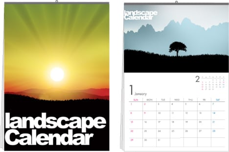 風景カレンダーのイメージ