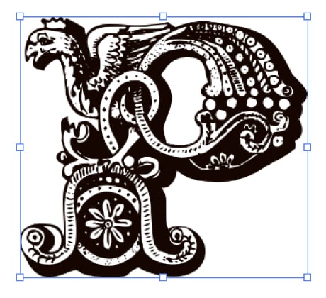見た目に違いがないか確認 ラスタライズ後