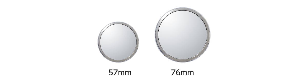 ミラータイプのサイズ一覧