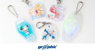 見る角度でオーロラのように色が変化!「オーロラアクリルキーホルダー印刷」をリリース