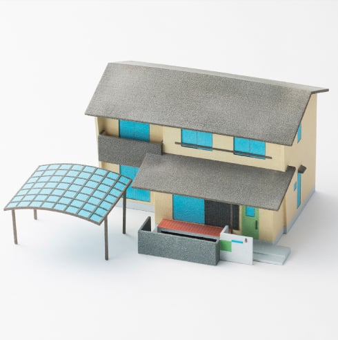 PA樹脂サンプル 住宅1/100スケールモデルのイメージ