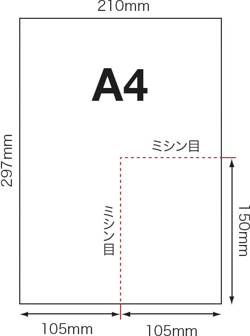 返信ハガキ付きフライヤー印刷 A4サイズ ネット印刷は 印刷通販