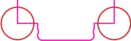 差込口とツメのパスは、必ず形状やサイズを変更せずにご使用ください。