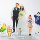 台座付きアクリルフィギュアは、8種類のサイズ展開からお選びいただけます。