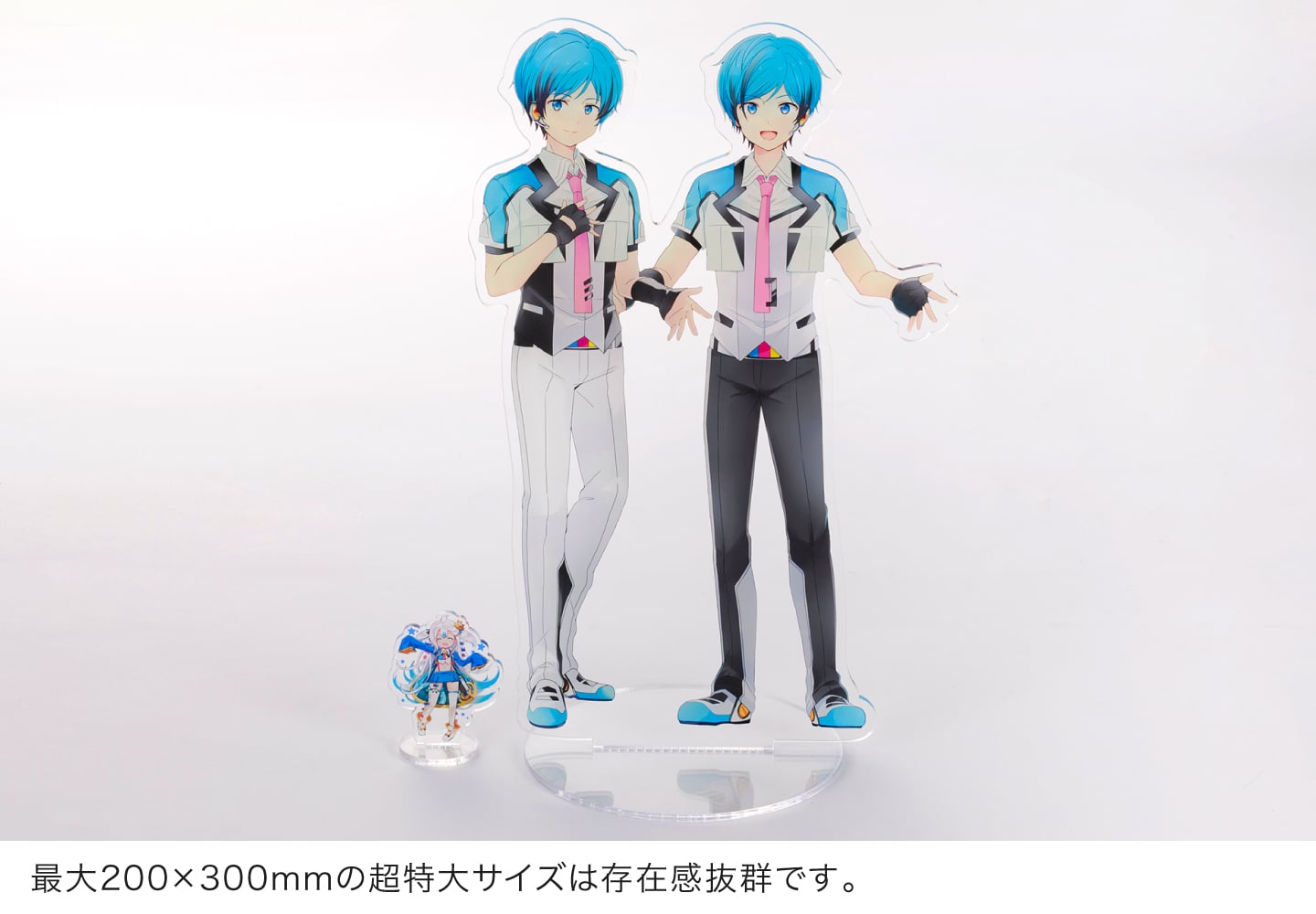 最大200×300mmの超特大サイズは存在感抜群です。