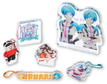 アクリルミニブロックキーホルダーのイメージ