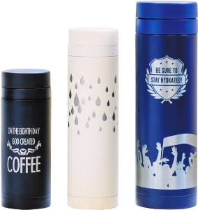 サーモステンレスボトル(レーザー彫刻)のイメージ