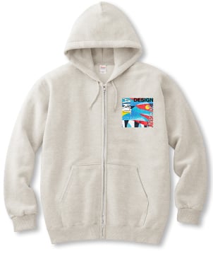 ジップパーカーのイメージ