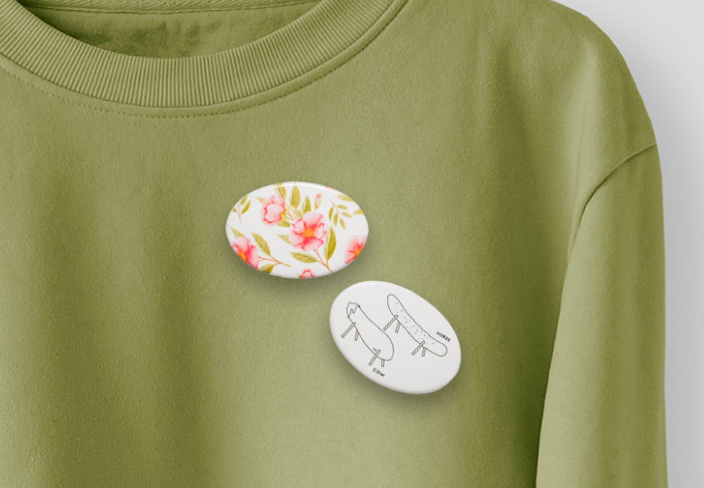 デザインを工夫すればブローチにも。の拡大イメージ