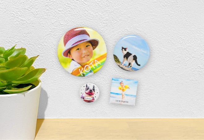 マグネットを駆使してお部屋の装飾として。