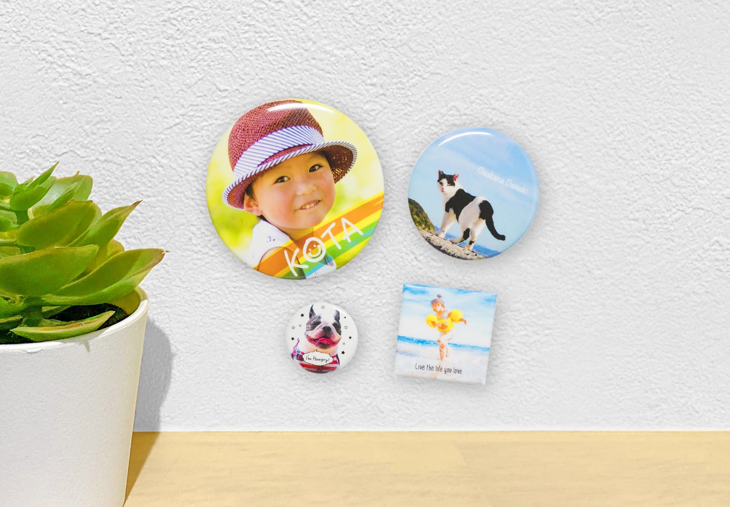 マグネットを駆使してお部屋の装飾として。の拡大イメージ