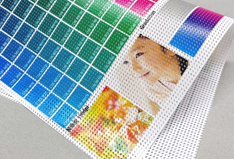 メッシュターポリンの素材イメージ