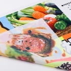 のぼり印刷 セイルのぼりの素材は、ポンジと防炎ポンジの2タイプをご用意