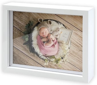 樹脂製 油彩額の額装 ホワイト（ライナー：同色）のイメージ