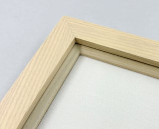 木製 油彩額の額装 ホワイト（ライナー：同色）のフレームイメージ