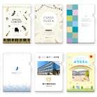 デザインを選んで作成 クリアファイルのテンプレートが豊富！