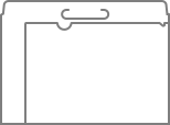 A4クリアファイルバッグヨコ型の参考画像