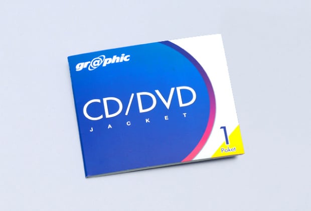 1ポケット CD/DVDジャケット印刷イメージ