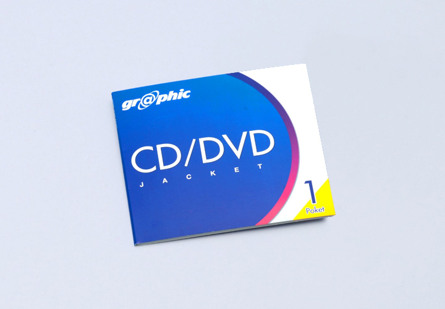 1ポケット CD/DVDジャケット印刷のイメージ
