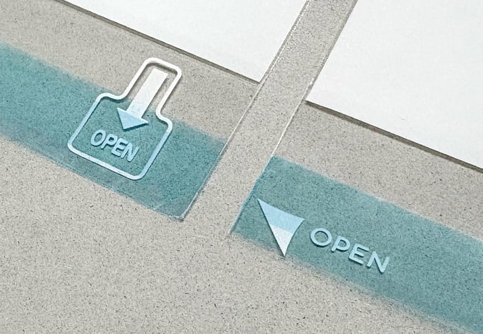 変更後のOPPフィルムフタ部分イメージ