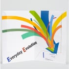 A4 2ポケットホルダー 糊貼タイプのサイズイメージ