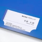 A4スマートホルダー 差し込みやすい名刺ポケット付き。